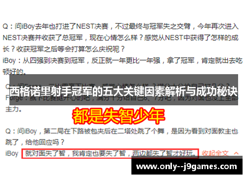 西格诺里射手冠军的五大关键因素解析与成功秘诀 西格诺里射手冠军的五大关键因素解析与成功秘诀